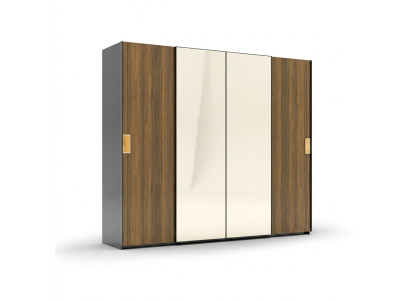 Armario de lujo nuevo dormitorio moderno armario de madera muebles de diseño