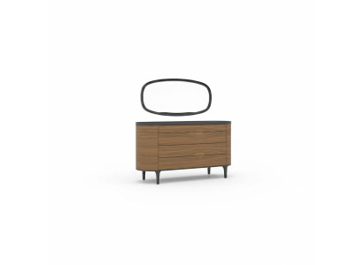 Cómoda con espejo diseño armario de lujo estilo moderno muebles de dormitorio nuevos