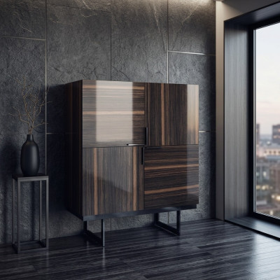Comedor de lujo cómoda diseño aparador armario de madera muebles modernos