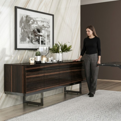 Comedor Mueble Aparador Moderno Cómoda Diseño Armario de Madera Nuevo