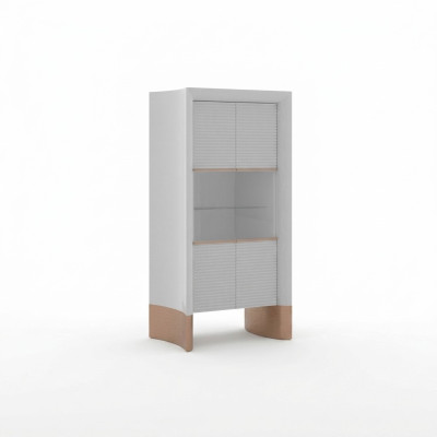 Mueble de lujo Vitrina Diseño Armario de madera Vitrina Comedor Vitrinas Cristal Nuevo