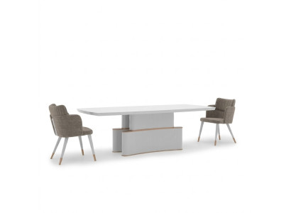 Diseño de comedor Mesa de comedor Muebles modernos Blancos Mesa Nueva Mesas de lujo 240x110