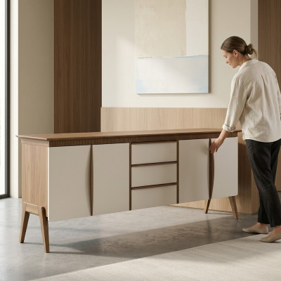 Diseño de muebles de lujo Aparador del comedor Cómoda Estilo Moderno.