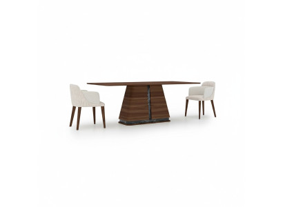 Muebles de comedor Mesa de comedor de lujo Diseño moderno Mesa de madera Nueva decoración