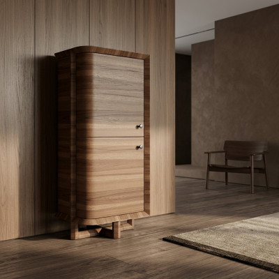 Comedor 2 armario marrón de madera muebles nuevos lujo mobiliario armario de madera.