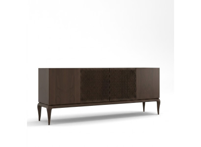Mueble de comedor bufé de lujo moderno de diseño de madera nuevo.
