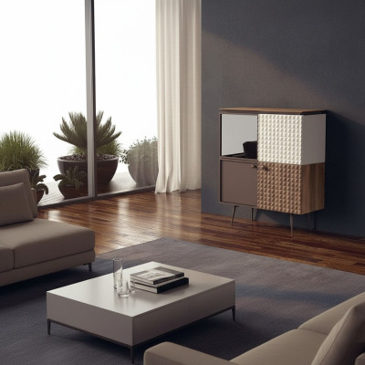 Diseño de comedor cómoda Lujo Mobiliario de madera Nuevo