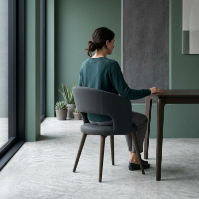 Silla de comedor Muebles modernos de lujo Diseño Interior Sillas de madera Nuevas