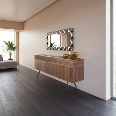 Mueble de comedor de diseño moderno, lujo y madera nuevo