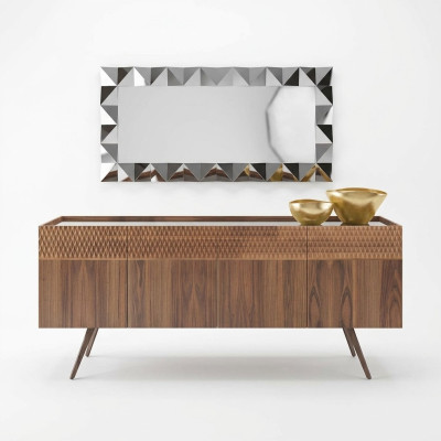 Mueble de comedor de diseño moderno, lujo y madera nuevo