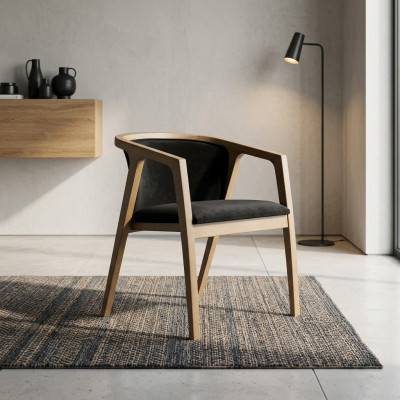 Silla de comedor moderna de madera muebles sillas diseño de lujo mobiliario nuevo