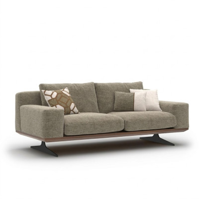 Sofá acolchado moderno de dos plazas Sofá Sofá Muebles de salón Diseño de muebles