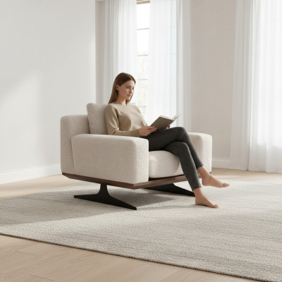 Muebles de salón Sillón de lujo Sofá moderno Diseño de muebles tapizados Decoración.