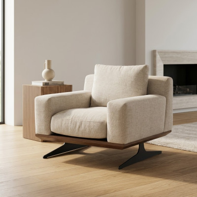 Muebles de salón Sillón de lujo Sofá moderno Diseño de muebles tapizados Decoración.