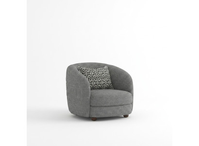 Muebles modernos Sillón Asiento tapizado Diseñador Decoración Mobiliario tapizado Textil Nuevo