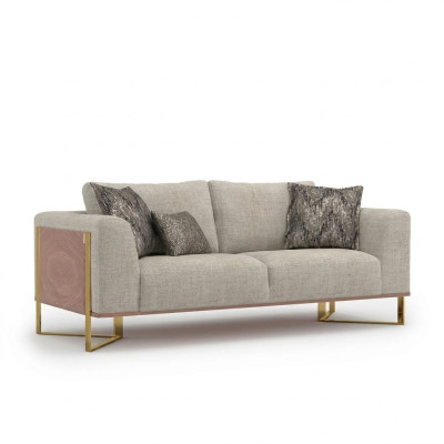 Sofá de dos plazas Sala de estar Muebles tapizados Diseño Sofá Mobiliario Textil Nuevo