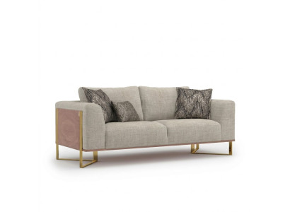 Sofá de dos plazas Sala de estar Muebles tapizados Diseño Sofá Mobiliario Textil Nuevo