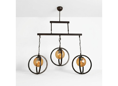 Lámpara de techo de cristal elegante para la casa, ideal para la sala de estar.