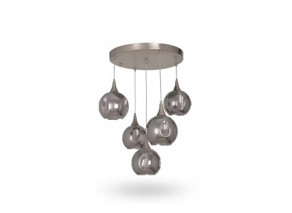 Lámpara de araña de metal luminarias lámparas luces de techo 55x80 lámpara