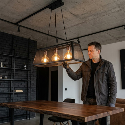 Lámpara de techo Luz Lámparas de techo Luces Lámparas Lámpara colgante 55x75