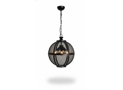 Lámpara de techo de lujo Black 40x70, moderna lámpara colgante de salón, luz de techo.