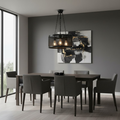 Lámpara de techo Un diseño de lámpara colgante de estilo moderno y lujoso para la sala de estar.