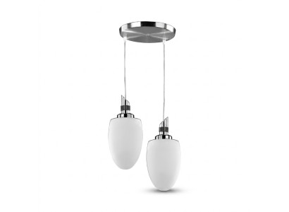 Lámpara de techo moderna de vidrio blanco de lujo para la sala de estar, estilo nuevo, 33x70cm.