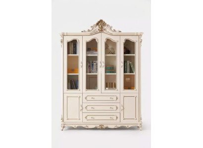 Estantería blanca para salón muebles clásicos de lujo muebles nuevos