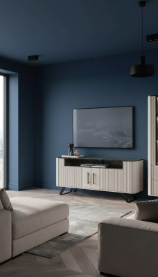 Soporte de televisión Aparador Cómoda Lowboard para TV Cómodas Madera Armario
