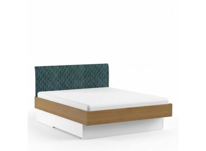 Cama tapizada de lujo diseño doble camas de hotel dormitorio de madera muebles