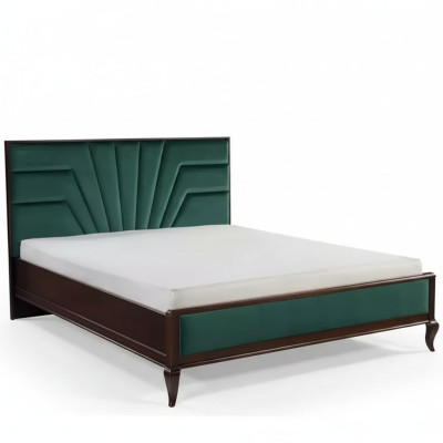 Cama de lujo doble hotel dormitorio diseño muebles de madera