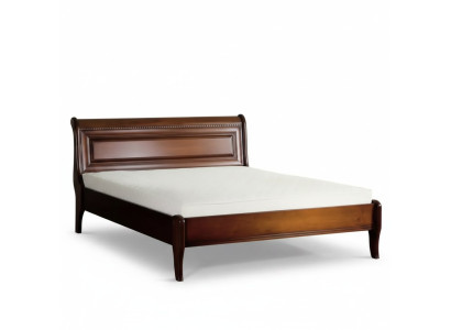 Diseño de cama de lujo del hotel Cama matrimonial Dormitorio doble Camas barrocas de madera.