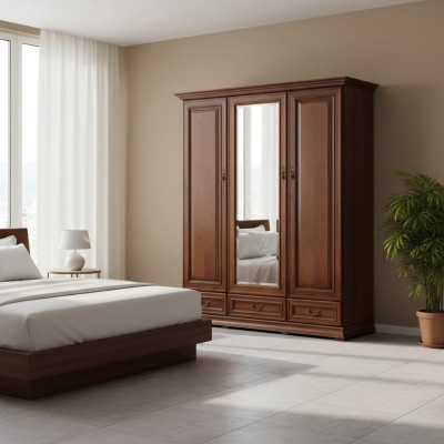 Armario dormitorio Madera Armario Estilo antiguo Armarios barrocos