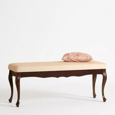 Banco clásico diseñado, taburete, mueble de asiento, banco tapizado, banco, reposapiés.