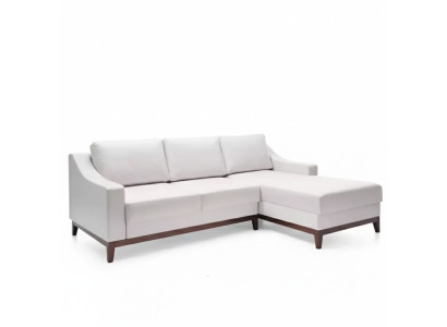 Sofá esquinero en forma de L, sofá tapizado, sofá de salón de diseño, sofá esquinero de tela.