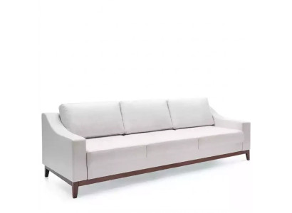 Sofá de tres plazas, sofá de salón de lujo, sofá tapizado de diseño moderno.