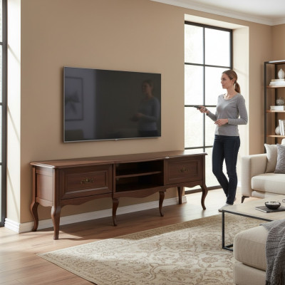 Soporte de TV Sala de estar Lujo Mueble de TV Bajo Soporte de TV Armario Comodas Aparadores
