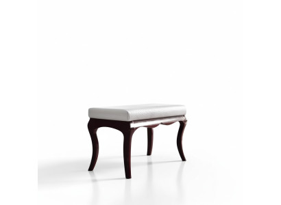 Taburete Diseñador Lujo Banco Tapizado Asiento Relajación Estilo Antiguo Dormitorio Nuevo