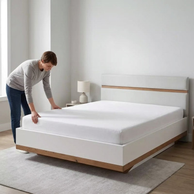 Lujo Dormitorio Cama Hotel Diseño Mobiliario Doble