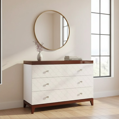 Lujo cómodas en el salón de diseño de madera aparador muebles cómoda.