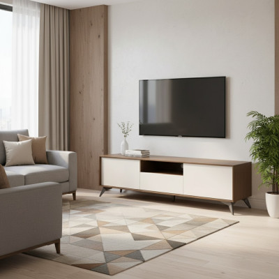 Soporte de TV Lowboard Moderno Diseño de sala de estar Aparador de madera