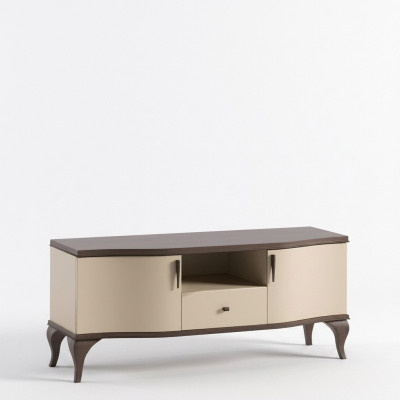 Soporte de TV sala de estar beige Muebles de madera Aparador Estilo moderno