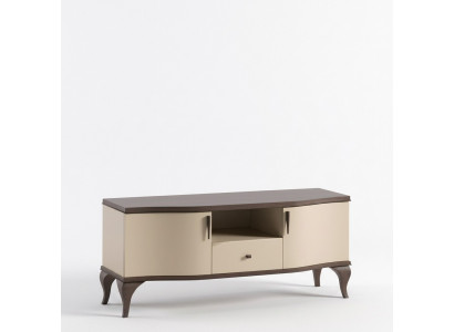 Soporte de TV sala de estar beige Muebles de madera Aparador Estilo moderno