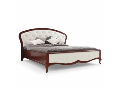 Cama acolchada diseño lujo doble camas de hotel muebles de madera barroca nuevos