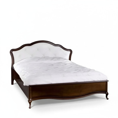 Cama doble de lujo marrón diseño moderno estructuras de cama marcos de cama camas