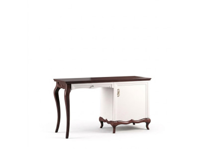 Escritorio clásico Muebles de oficina de lujo de madera blanca Exclusivo