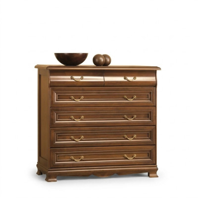 Cómoda de cajones Madera maciza Roble Cómoda de madera maciza Cómodas Aparador Nuevo