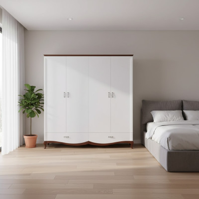 Armario Ropero Muebles Perchero Madera Nuevo Lujo Diseño de Armario de Ropa
