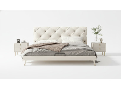 Modernas camas de lujo estilo cama de dormitorio marco de cama muebles decoración