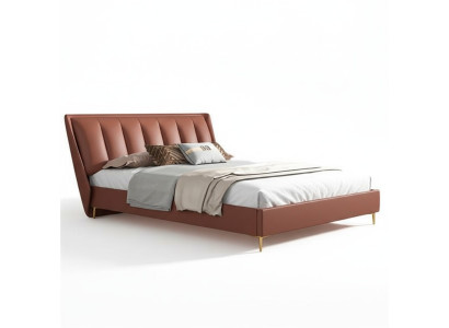 Lujo Dormitorio Cama Muebles de diseñador Cama doble Camas Madera Nuevo